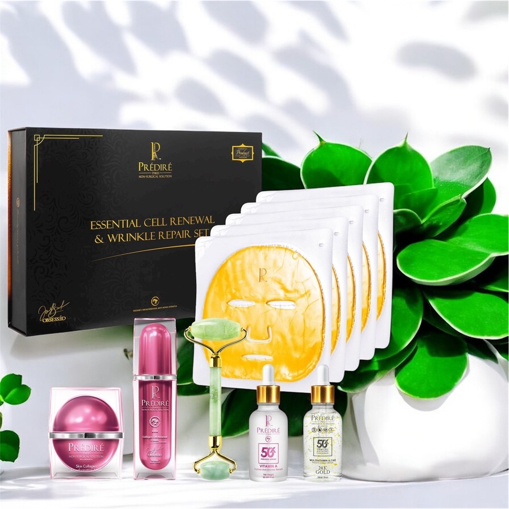 🔥 Luxury 6-Piece Skincare & Facial Care Set – New Hydration, Serums & Masks